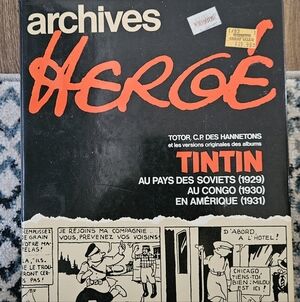 Vintage TINTIN 1  Large Hardcover French Version